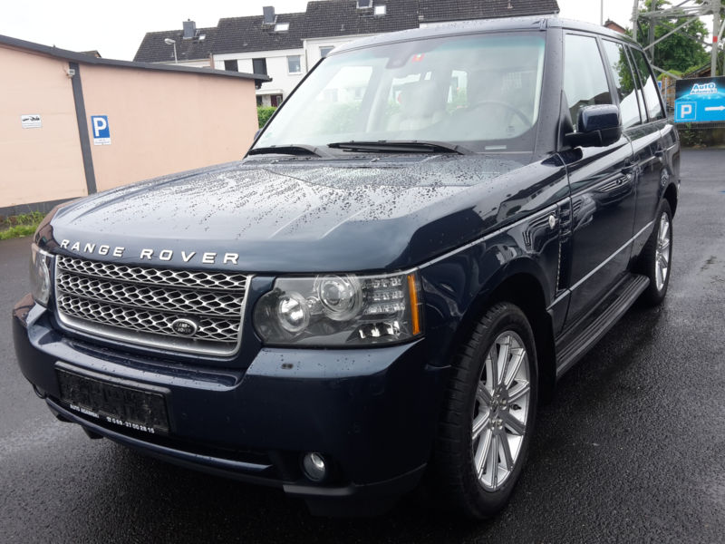 Left hand drive LANDROVER RANGE ROVER 4.4 TDV8 AUTOBIOGRAPHY